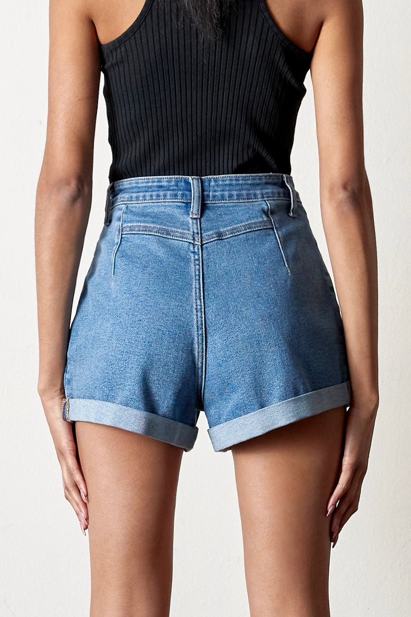 High Rise Denim Flare