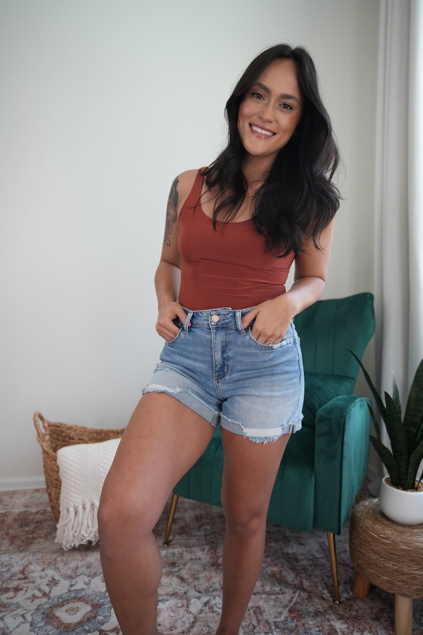 Sonoran Stretch Denim Shorts