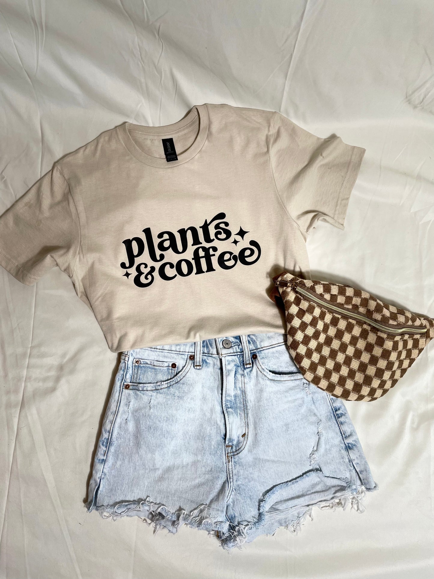 Feel Happy - Plants & Coffee Tee