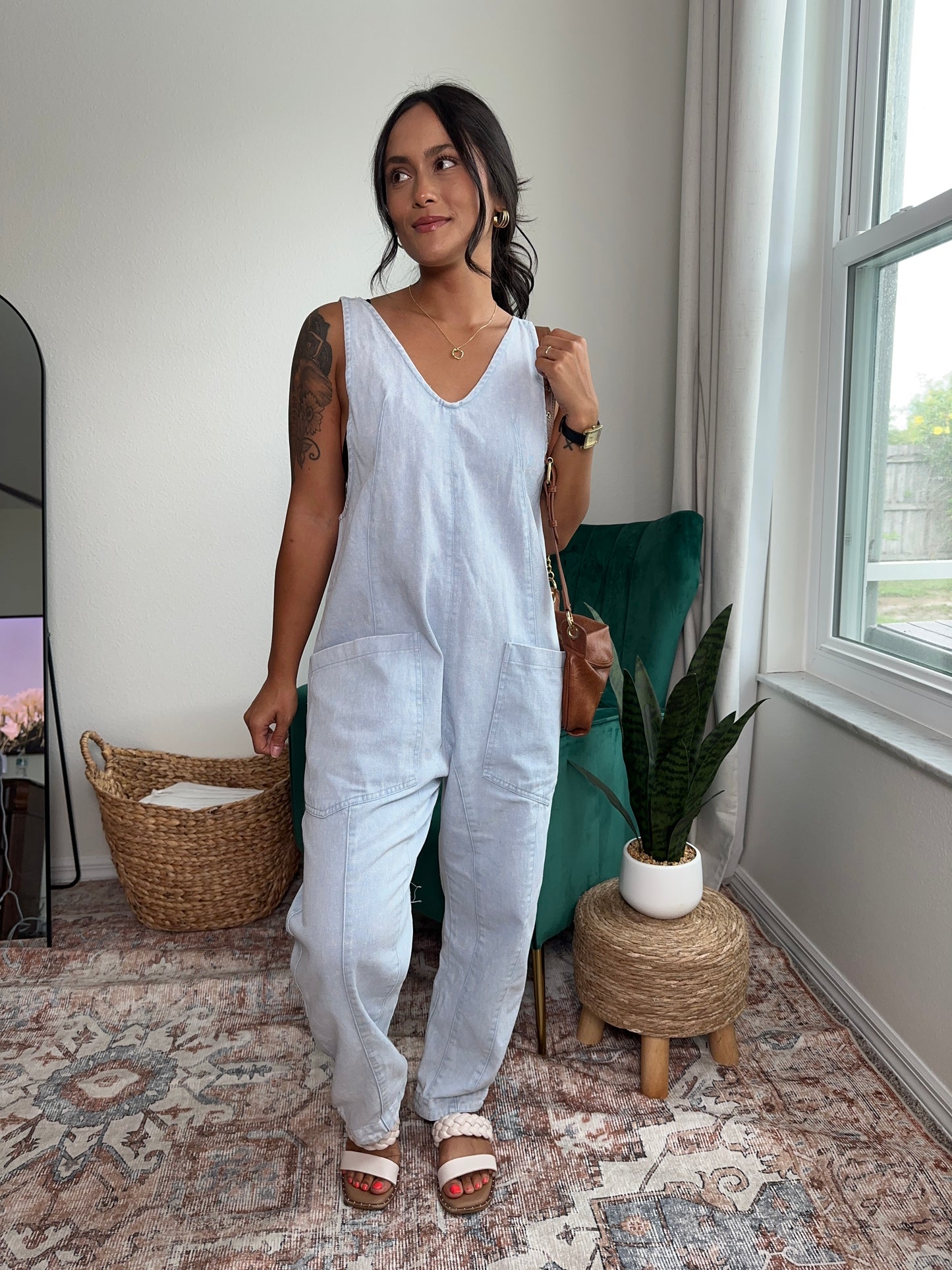 Mineral Wash Jumpsuit