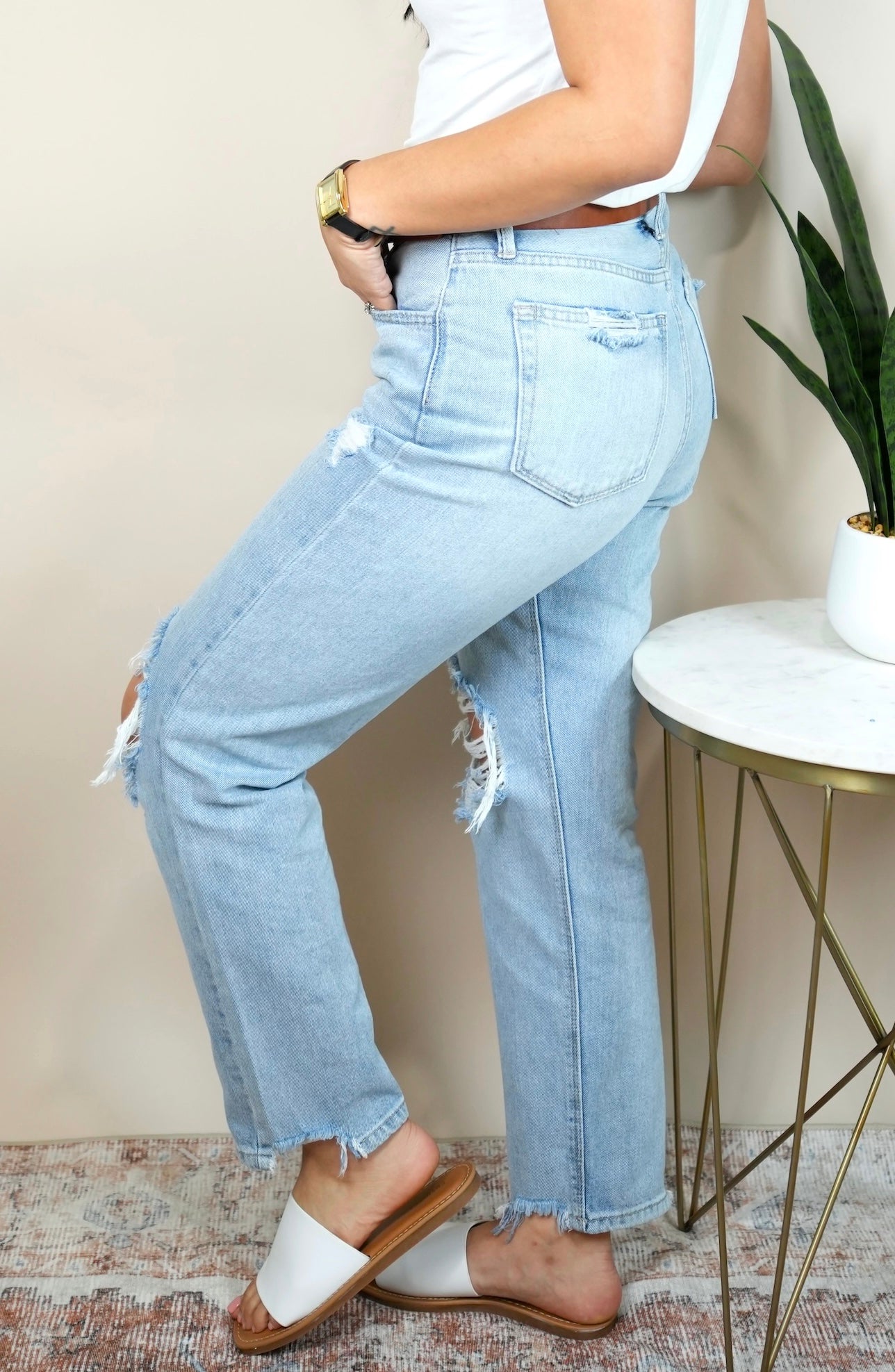 Sunny Daze Relaxed Straight Jeans